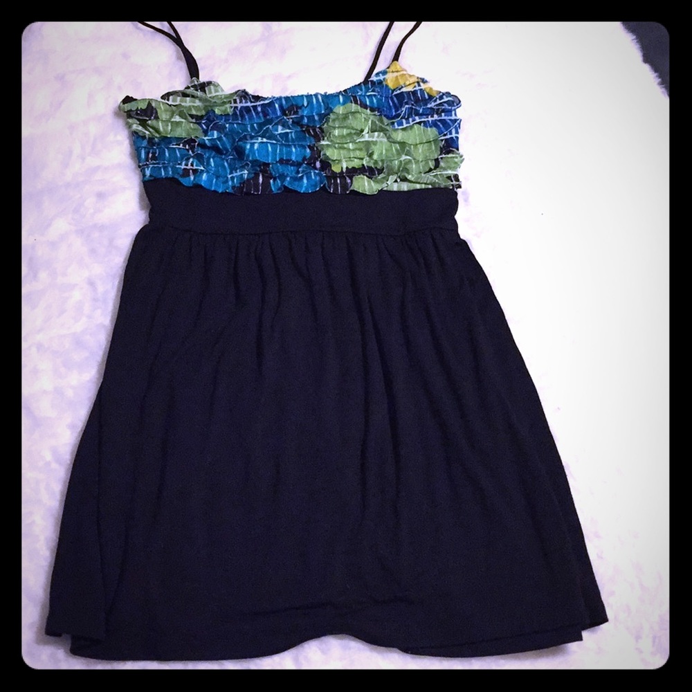 Rue 21 Black Sundress ruffles size Small